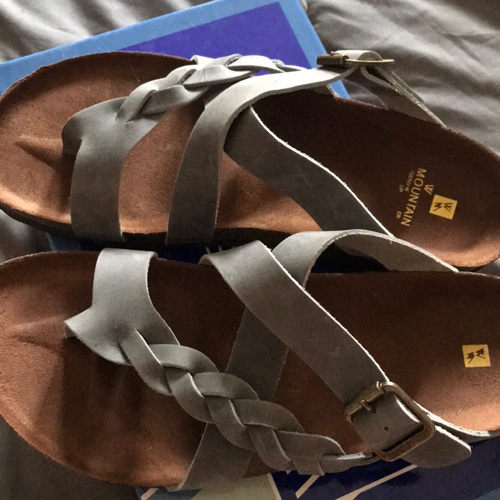 Summer shoes by white mountain